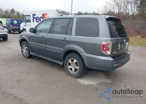 2007 Honda Pilot Ex-L from USA, damaged, VIN 2HKYF18667H526601